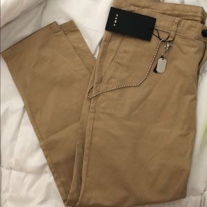 NWT Zara Man Carrot Cropped Pant